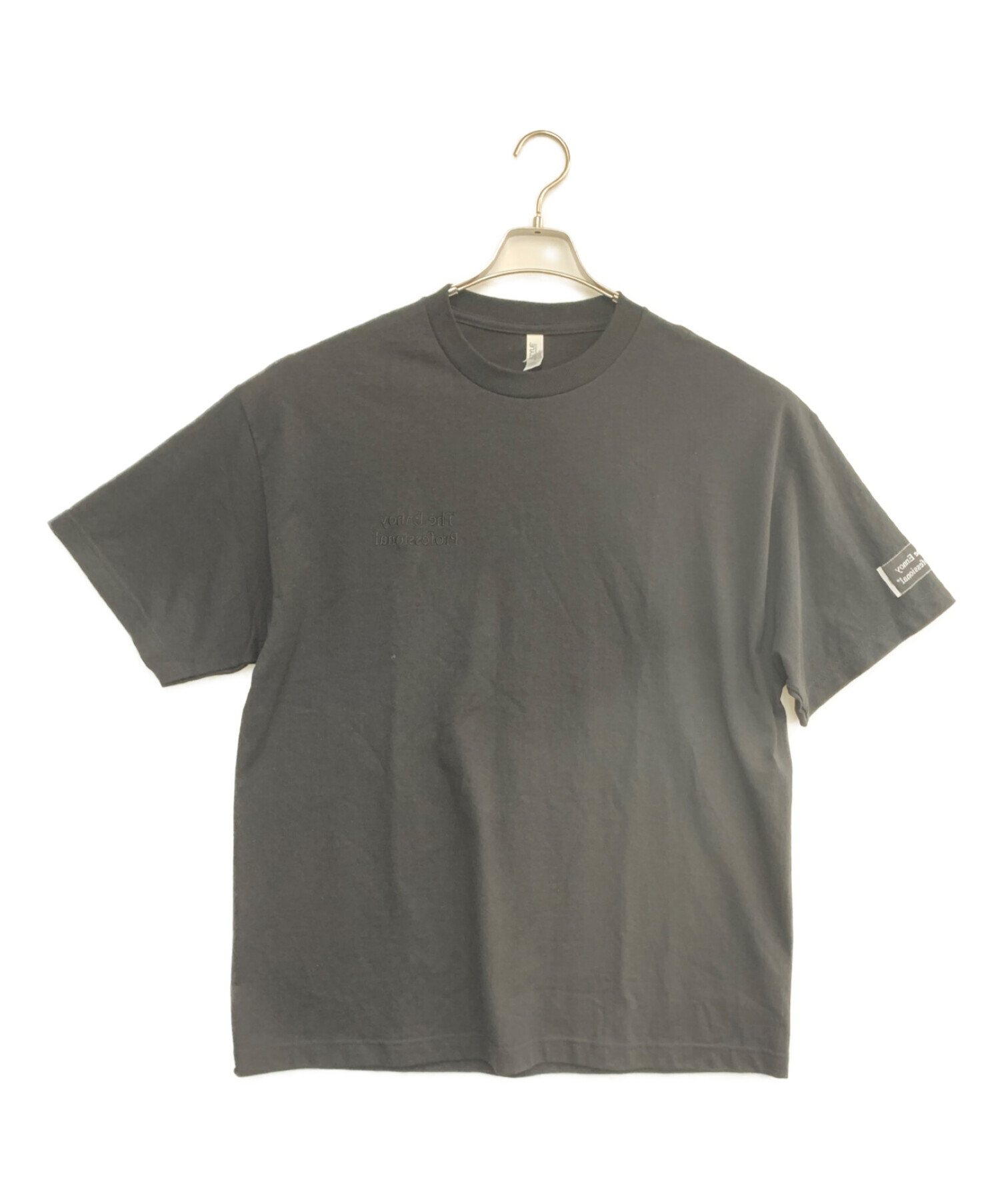 大阪ennoy Professional Color T-Shirts L 黒/白 Tシャツ/カットソー(半袖/袖なし)