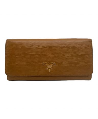 【中古・古着通販】PRADA (プラダ) 長財布 ブラウン｜ブランド ...