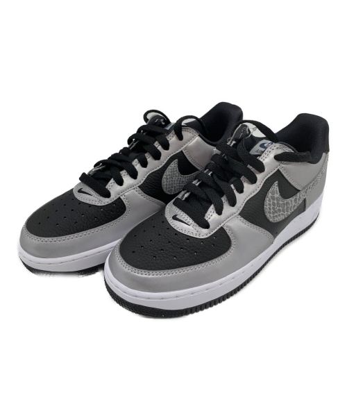 NIKE（ナイキ）NIKE (ナイキ) AIR FORCE 1 LOW ブラック×シルバー サイズ:24.5の古着・服飾アイテム