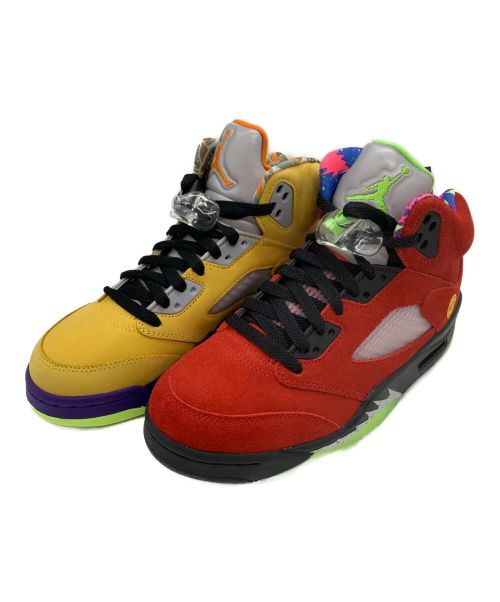 NIKE（ナイキ）NIKE (ナイキ) Air Jordan 5 レッド×イエロー サイズ:23.5の古着・服飾アイテム