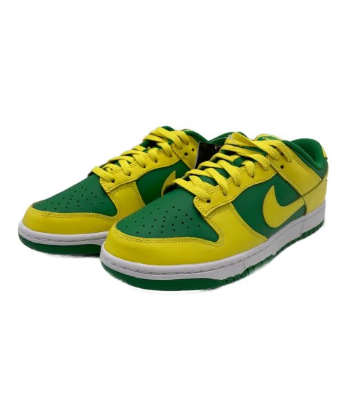 NIKE（ナイキ）NIKE (ナイキ) Dunk Low イエロー×グリーン サイズ:27の古着・服飾アイテム