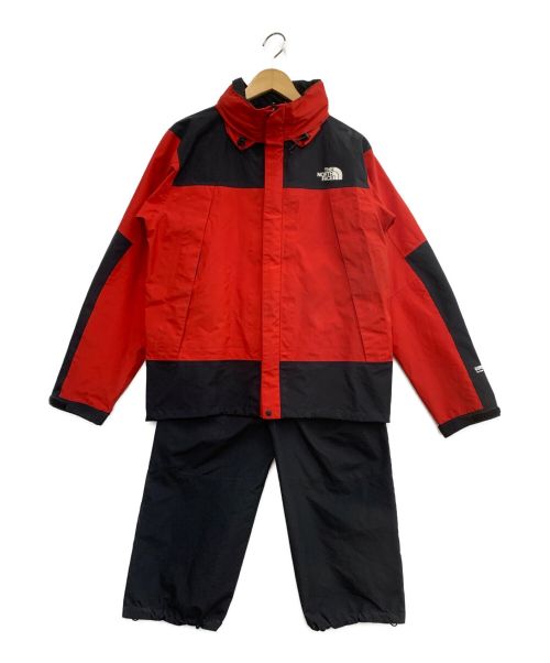 THE NORTH FACE（ザ ノース フェイス）THE NORTH FACE (ザ ノース フェイス) マウンテンレインテックス レッド サイズ:Mの古着・服飾アイテム