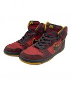 NIKEナイキ）の古着「Nike SB Dunk High Iron Man」｜ブラック×レッド