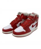 NIKEナイキ）の古着「W AIR JORDAN 1 RETRO HIGH OG」｜レッド×ホワイト