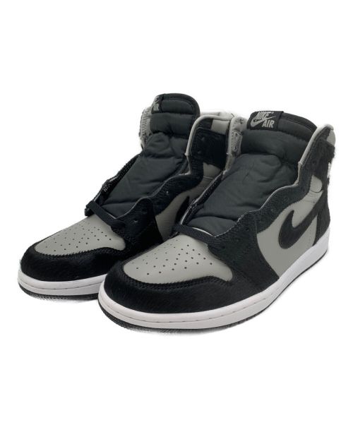 NIKE（ナイキ）NIKE (ナイキ) W AIR JORDAN 1 RETRO HIGH OG ブラック×グレー サイズ:27の古着・服飾アイテム