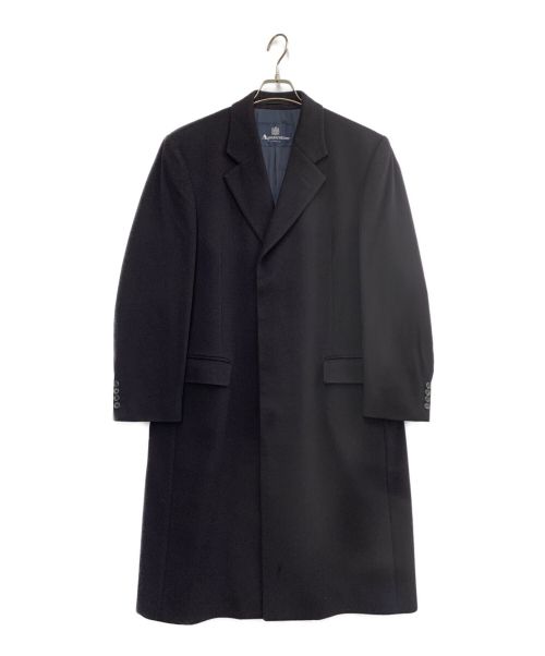 Aquascutum（アクアスキュータム）Aquascutum (アクアスキュータム) カシミヤコート ダークネイビー サイズ:38の古着・服飾アイテム