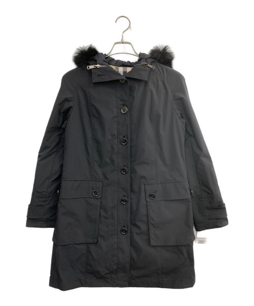 BURBERRY LONDON（バーバリーロンドン）BURBERRY LONDON (バーバリー ロンドン) ライナー付ダウンコート ブラック サイズ:SIZE UK36の古着・服飾アイテム