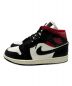 NIKE (ナイキ) W AIR JORDAN 1 MID ホワイト×ブラック×レッド サイズ:US10：11800円