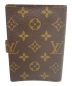 LOUIS VUITTON (ルイ ヴィトン) 手帳カバー ブラウン：7000円