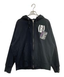 A BATHING APE（アベイシングエイプ）の古着「ジップアップスウェット」｜ブラック