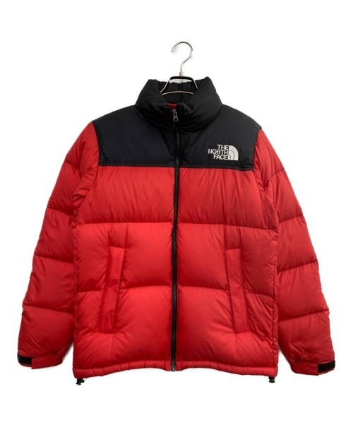 THE NORTH FACE（ザ ノース フェイス）THE NORTH FACE (ザ ノース フェイス) ヌプシジャケット レッド×ブラック サイズ:Mの古着・服飾アイテム