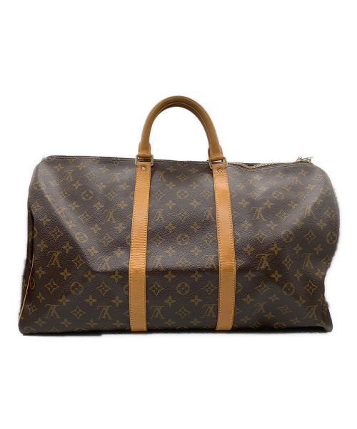 LOUIS VUITTON（ルイ ヴィトン）LOUIS VUITTON (ルイ ヴィトン) トラベルバッグ ブラウンの古着・服飾アイテム