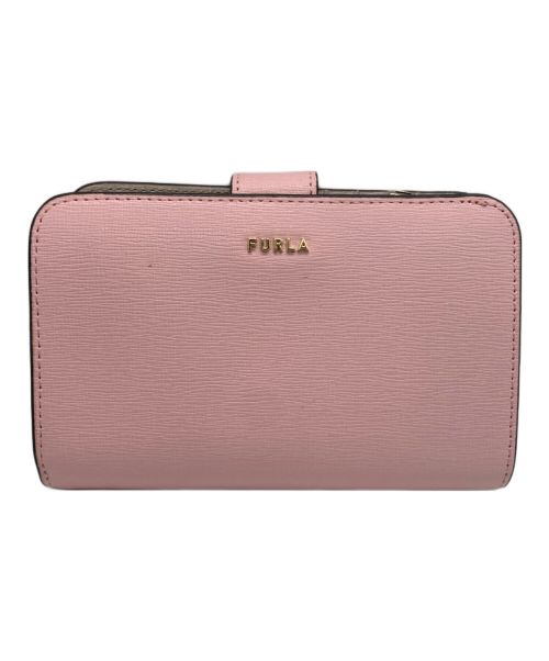 FURLA（フルラ）FURLA (フルラ) 2つ折り財布 ピンクの古着・服飾アイテム