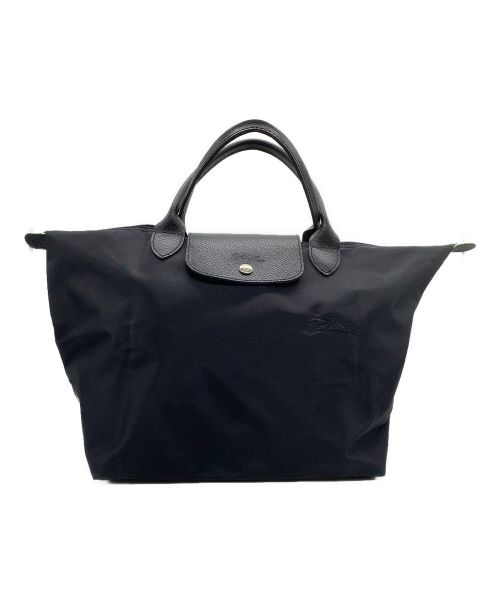 LONGCHAMP（ロンシャン）LONGCHAMP (ロンシャン) 折りたたみトートバッグ ブラックの古着・服飾アイテム