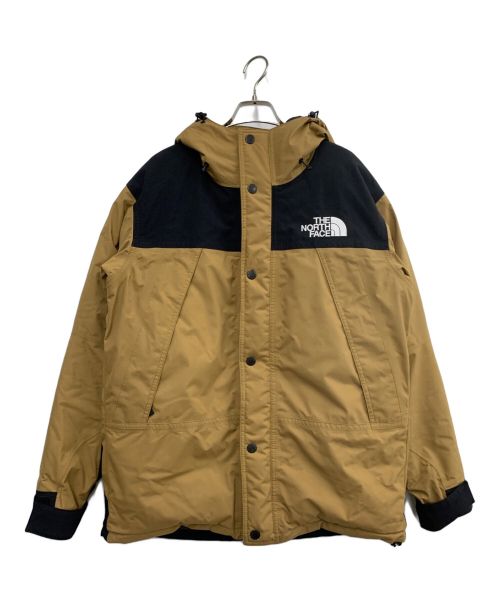 THE NORTH FACE（ザ ノース フェイス）THE NORTH FACE (ザ ノース フェイス) マウンテンダウンジャケット ブラウン×ブラック サイズ:Mの古着・服飾アイテム