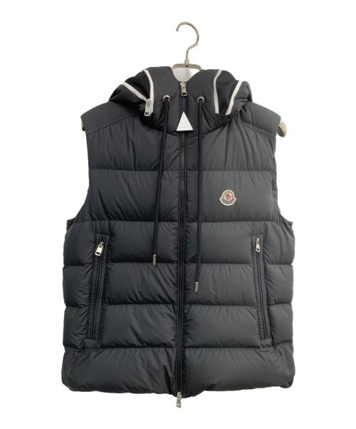 MONCLER（モンクレール）MONCLER (モンクレール) ダウンベスト ブラック サイズ:3の古着・服飾アイテム