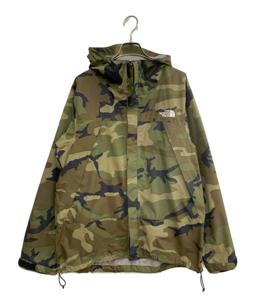 THE NORTH FACE（ザ ノース フェイス）THE NORTH FACE (ザ ノース フェイス) ノベルティ ドット ショットジャケット ブラウン×カーキ サイズ:XLの古着・服飾アイテム