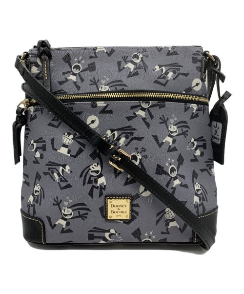 DOONEY&BOURKE（ドゥーニーアンドバーク）DOONEY&BOURKE (ドゥーニーアンドバーク) ショルダーバッグ グレー×ブラックの古着・服飾アイテム