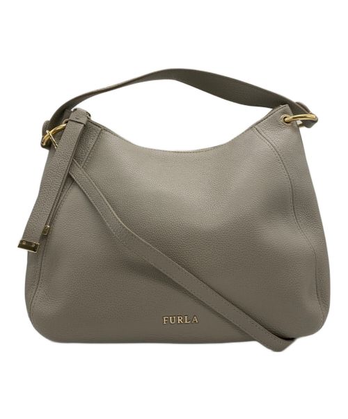 FURLA（フルラ）FURLA (フルラ) ２WAYワンショルダーバッグ ベージュの古着・服飾アイテム