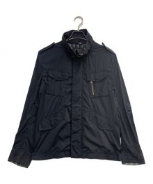 BURBERRY BLACK LABEL（バーバリーブラックレーベル）の古着「ジップジャケット」｜ブラック