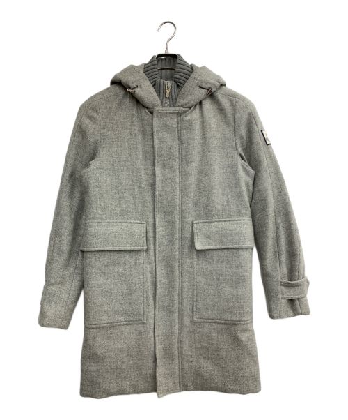 MONCLER（モンクレール）MONCLER (モンクレール) ダウンコート ライトグレー サイズ:SIZE0の古着・服飾アイテム