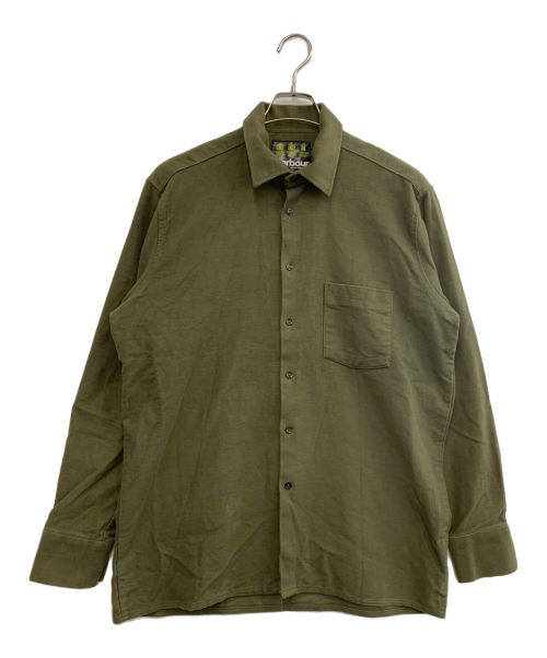 Barbour（バブアー）Barbour (バブアー) 長袖シャツ カーキ サイズ:Mの古着・服飾アイテム