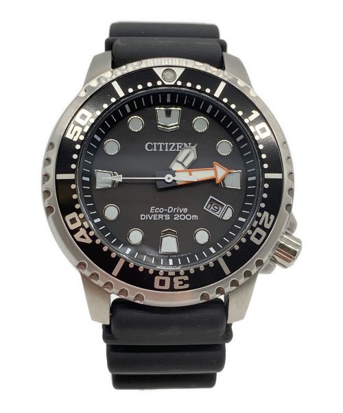 CITIZEN（シチズン）CITIZEN (シチズン) ダイバーズウォッチ ブラックの古着・服飾アイテム