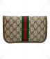 GUCCI (グッチ) ポーチ ブラウン：13000円