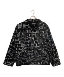 pellepelle（ペレペレ）の古着「ロゴプリントジャケット」｜ブラック