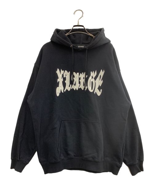 X-LARGE（エクストララージ）X-LARGE (エクストララージ) プルオーバーパーカー ブラック サイズ:Lの古着・服飾アイテム