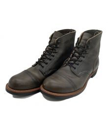 RED WING（レッドウィング）の古着「レザーブーツ」｜ダークブラウン