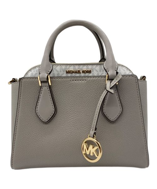 MICHAEL KORS（マイケルコース）MICHAEL KORS (マイケルコース) 2WAYショルダーバッグ グレーの古着・服飾アイテム