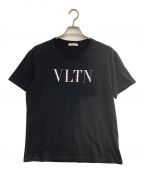 VALENTINOヴァレンティノ）の古着「ロゴプリントTシャツ」｜ブラック