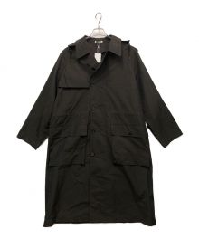 AURALEE（オーラリー）の古着「FINX NYLON CHAMBRAY FIELD COAT」｜ダークブラウン