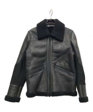 中古・古着通販】Denham (デンハム) ALLOWAY LEATHER JKT ブラック