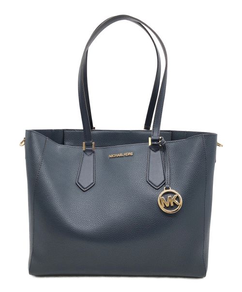 MICHAEL KORS（マイケルコース）MICHAEL KORS (マイケルコース) トートバッグ ネイビーの古着・服飾アイテム