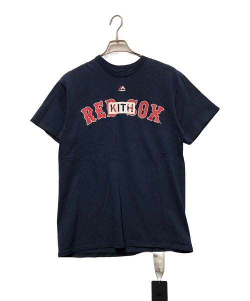 KITH（キス）KITH (キス) プリントTシャツ ネイビー サイズ:Mの古着・服飾アイテム