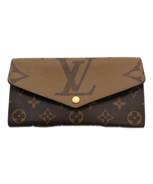 LOUIS VUITTON（ルイ ヴィトン）LOUIS VUITTON (ルイ ヴィトン) ポルトフォイユ・サラ ブラウンの古着・服飾アイテム