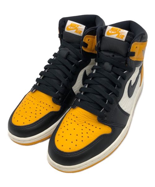 NIKE（ナイキ）NIKE (ナイキ) AIR JORDAN 1 RETRO HIGH OG TAXI(エアジョーダン1 レトロ ハイ OG タクシー) ブラック×イエロー サイズ:27cmの古着・服飾アイテム