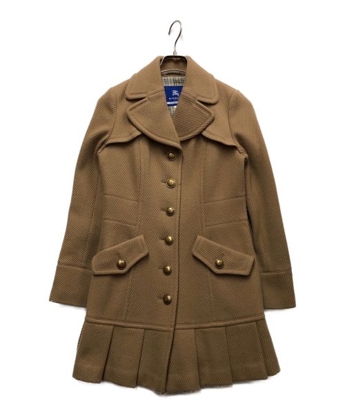 BURBERRY BLUE LABEL（バーバリーブルーレーベル）BURBERRY BLUE LABEL (バーバリーブルーレーベル) チェスターコート ベージュ サイズ:38の古着・服飾アイテム