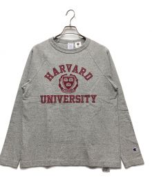 Champion×HARVARD（チャンピオン×ハーバード）の古着「ラグランロングスリーブスウェット」｜グレー