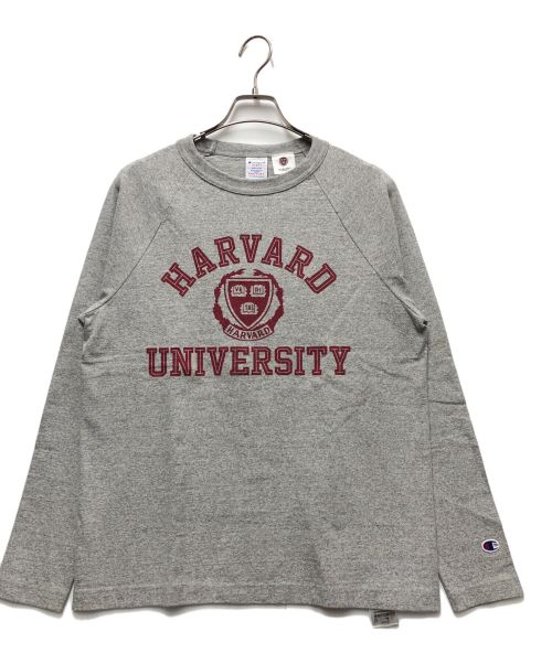 Champion（チャンピオン）Champion (チャンピオン) HARVARD (ハーバード) ラグランロングスリーブスウェット グレー サイズ:Mの古着・服飾アイテム