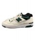 NEW BALANCE (ニューバランス) NEW BALANCE BB550 ホワイト×グリーン サイズ:27.5cm 未使用品：11000円