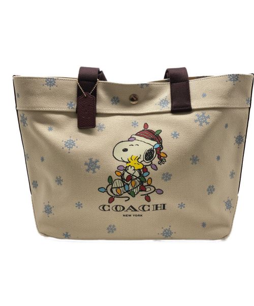 COACH（コーチ）COACH (コーチ) PEANUTS (ピーナッツ) キャンバストートバッグの古着・服飾アイテム