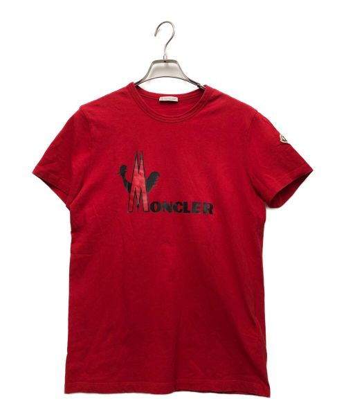 MONCLER（モンクレール）MONCLER (モンクレール) MAGLIA T-SHIRT レッド サイズ:Mの古着・服飾アイテム