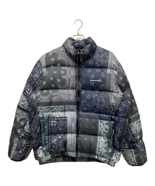 thisisneverthat（ディスイズネバーザット）thisisneverthat (ディスイズネバーザット) PERTEX T Down Jacket グレー×ネイビー サイズ:SIZE Lの古着・服飾アイテム