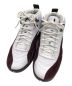 NIKE（ナイキ）の古着「Air Jordan 12 White and Burgundy Crush」｜ホワイト×バーガンディ