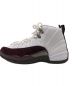 NIKE (ナイキ) A Ma Maniere (ア・マ・マニエール) Air Jordan 12 White and Burgundy Crush ホワイト×バーガンディ サイズ:27：14000円