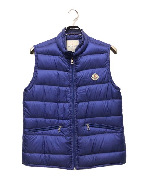 MONCLER（モンクレール）MONCLER (モンクレール) ダウンベスト ネイビー サイズ:1の古着・服飾アイテム