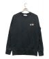 maison kitsune（メゾンキツネ）の古着「DOUBLE FOX HEAD PATCH SWEATSHIRT」｜ネイビー